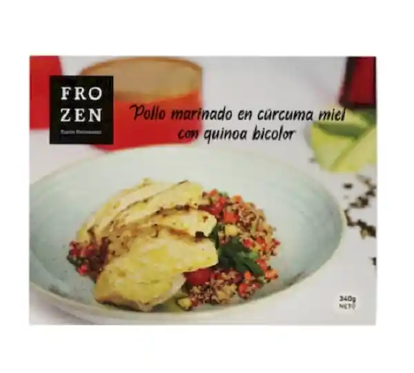 Frozen Pollo Marinado Cúrcuma Miel Con Quinoa Bicolor