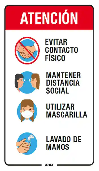 Adix Adhesivo Tabloide Atención