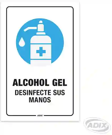 Adix Adhesivo 1/2 Carta Alcohol Gel