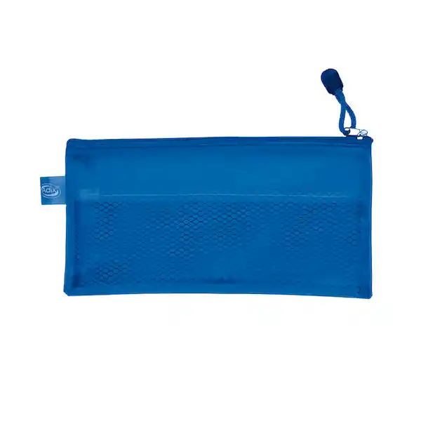 Adix Estuche Escolar Pvc Azul