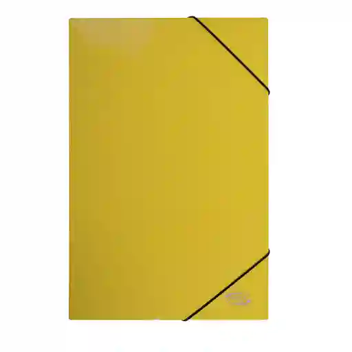 Adix Carpeta Oficio Cartón Con Elástico Amarillo