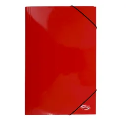 Adix Carpeta Oficio Cartón Con Elástico Rojo