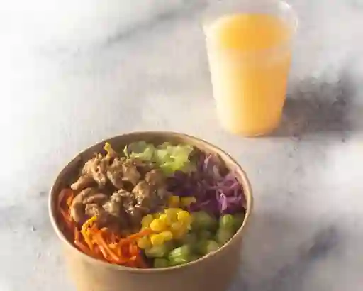 Magic Salad + Vaso de Jugo