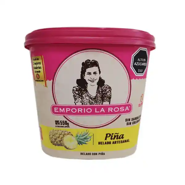 Emporio La Rosa Helado Piña