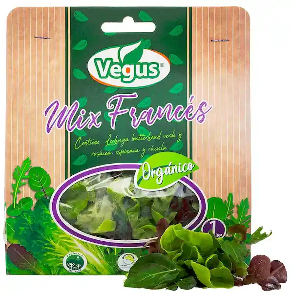 Vegus Ensalada Mix Frances Orgánica