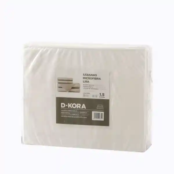 Dkora Sabanas Microfibra 1.5 Plazas