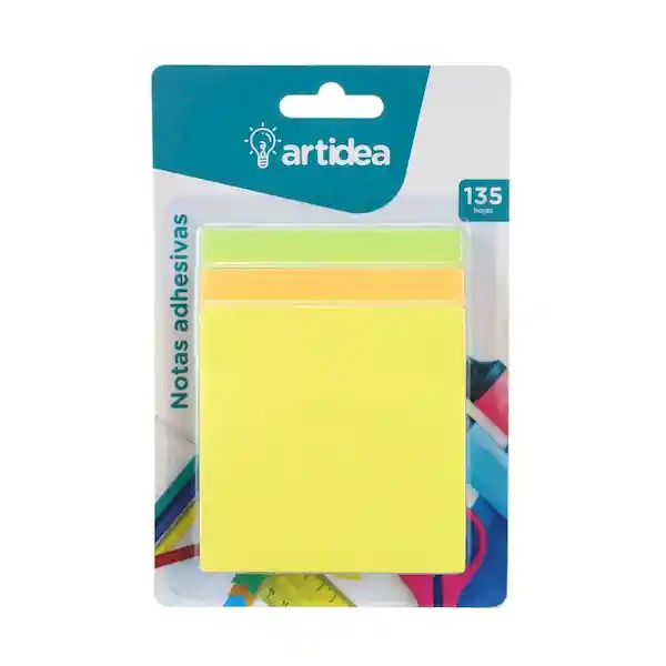 Artidea Set Papel Notas Autoadhesivo