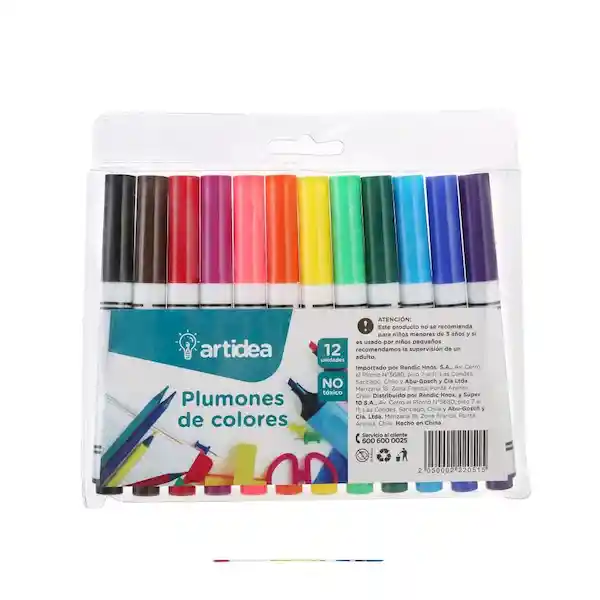 Artidea Set Plumones Colores