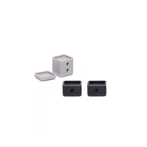 Kikkerland Organizador de Cables Blanco y Negro US197-A