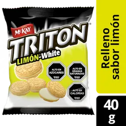 Triton Galleta Mini Limón White