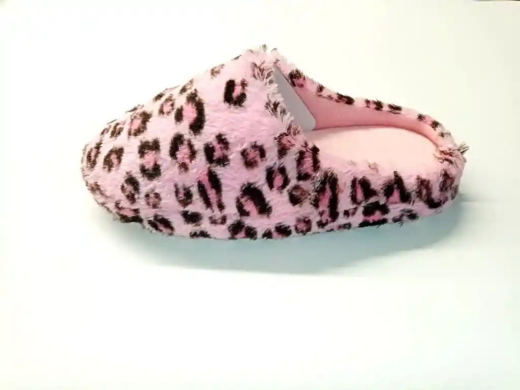 3w Pantuflas Leo Lleopard Pink