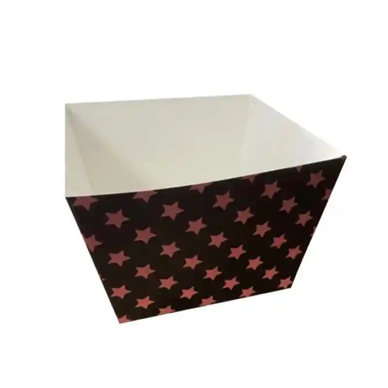 Bowl de Papel Estrellas Rosa 4pc