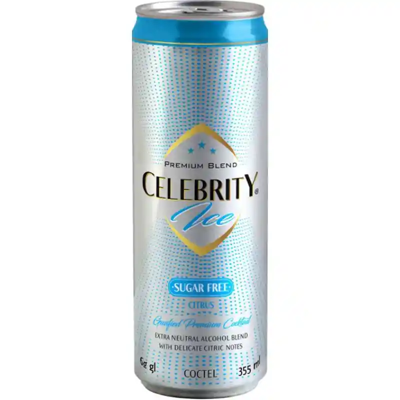 Sugarfree Coctel  Celebrity Ice Zero 355cc