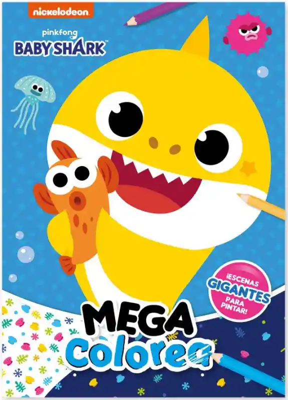 Libro Megacolorea Baby Shark Ddn20