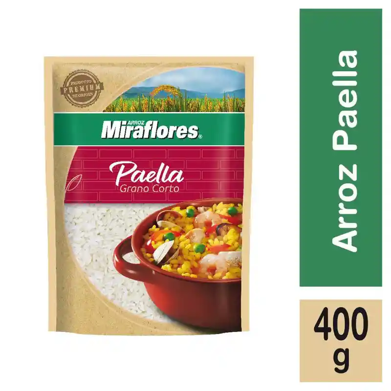 Miraflores Arroz para Paella Grano Corto