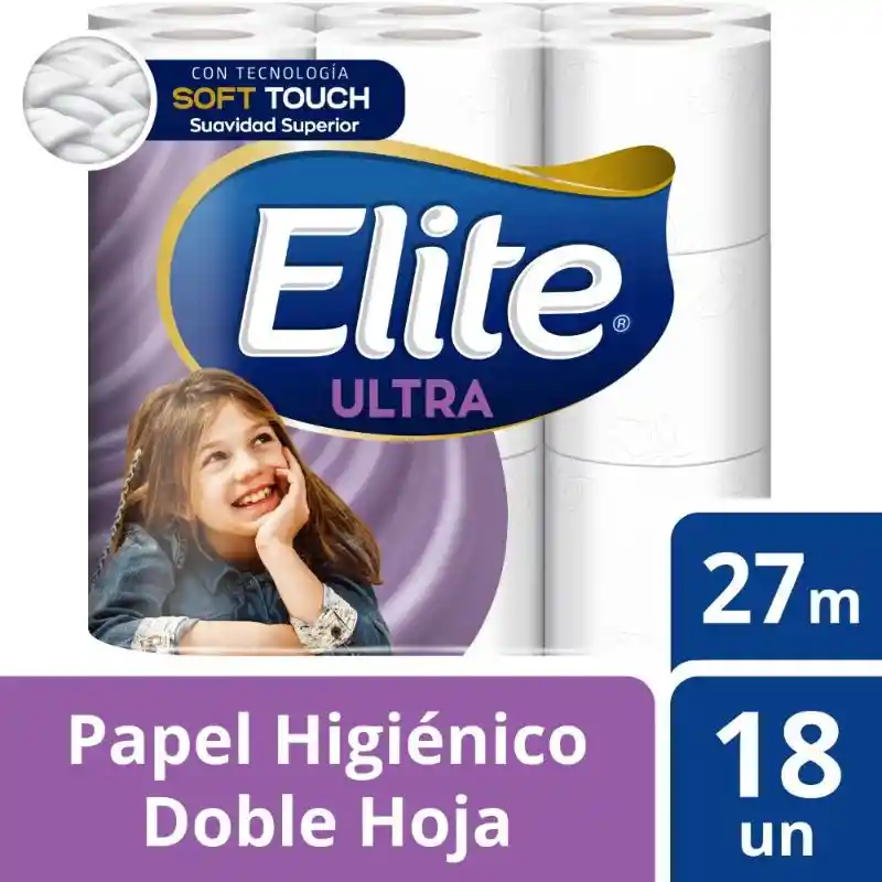 Elite Papel Higiénico Ultra Doble Hoja