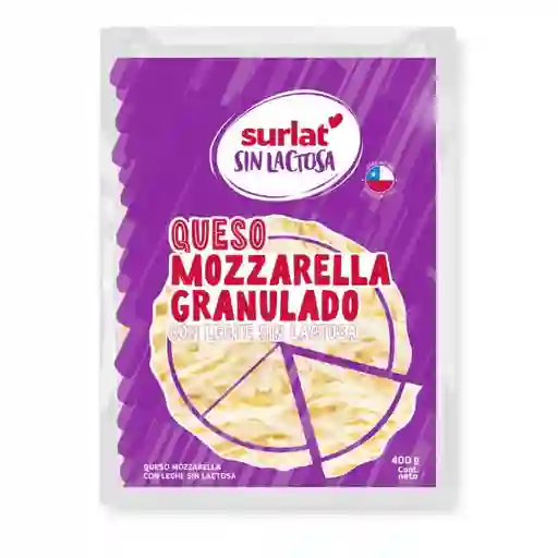 Queso Mozzarella Granulado S/lactosa