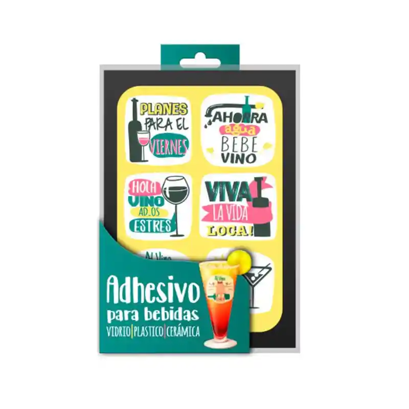 Set de Marcadores Para Vaso