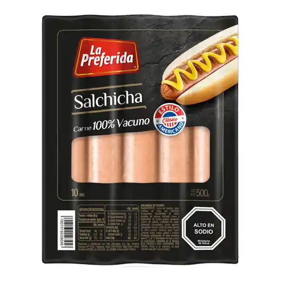 La Preferida Salchicha de Vacuno