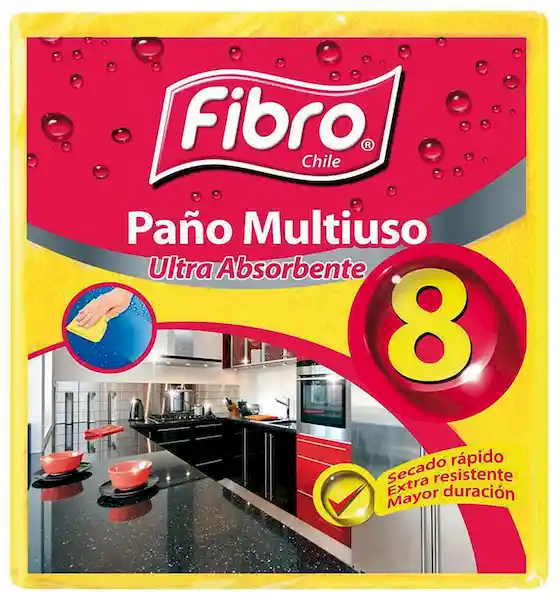 Fibro Paño Multiusos Amarillo