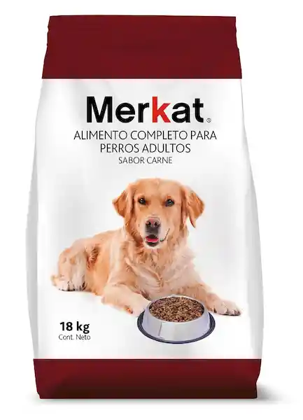 Merkat Alimento Perro Adulto Sabor Carne