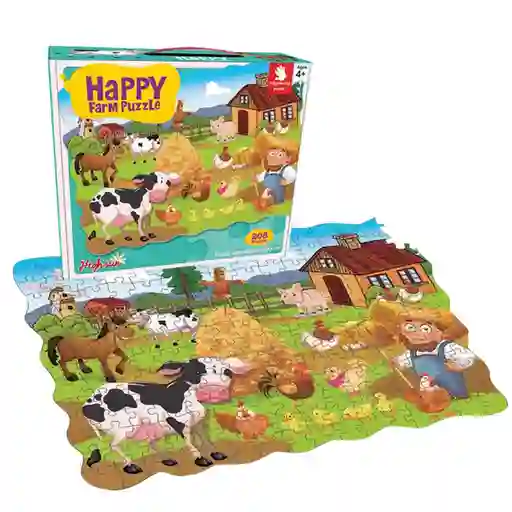 Nobel Toys Rompecabezas Deluxe Happy Farm Caja Con Asa (477953)