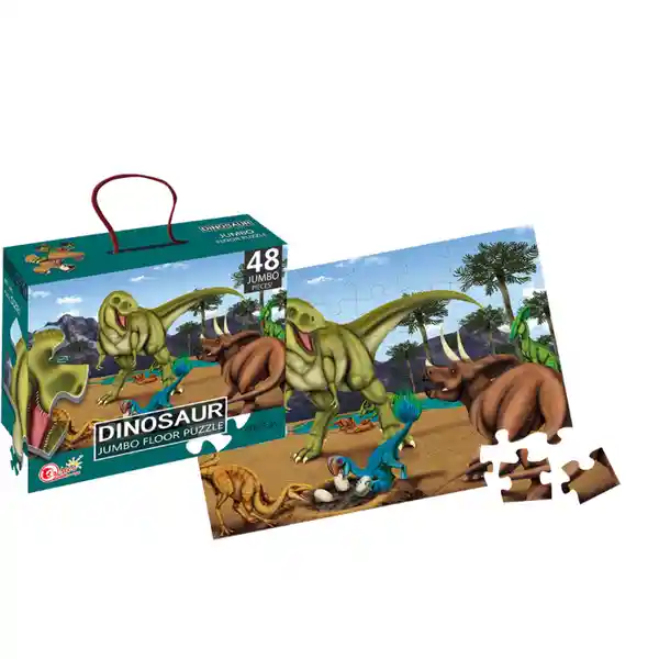 Nobel Toys Rompecabezas Jumbo Dinosaurio Caja Con Asa (477954)