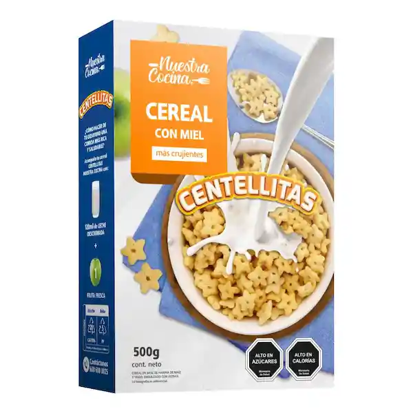 Nuestra Cocina Cereal Centellitas Con Miel Caja