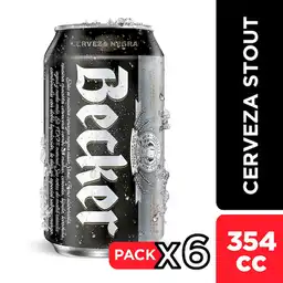 Becker Pack Cerveza Negra Stout