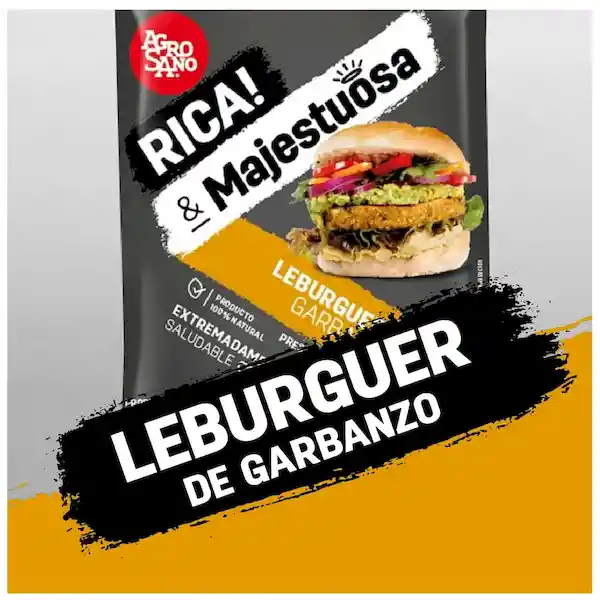 Agrosano Hamburguesa Garbanzo 100G 