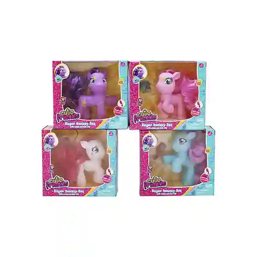 Happy Line Juguete Ponies 13 cm Accesorios