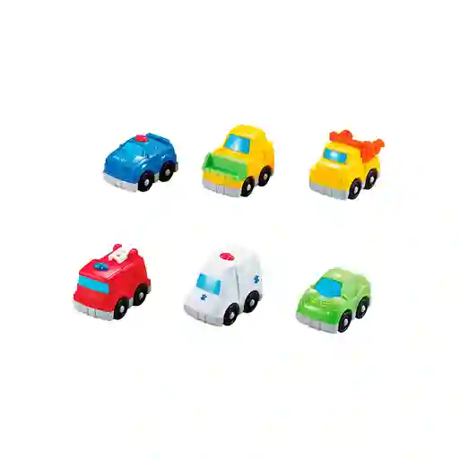Kids'n Play Juguete Auto en Tubo 8Pcs