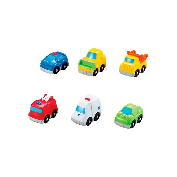 Kids'n Play Juguete Auto en Tubo 8Pcs