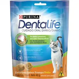 Purina Snack Dental Life Sabor a Pollo para Cuidado Oral de Gatos