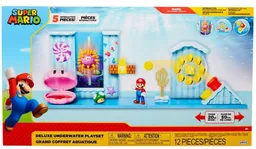 Nintendo Jakks Juguete Super Mario Play Deluxe Underwater 12