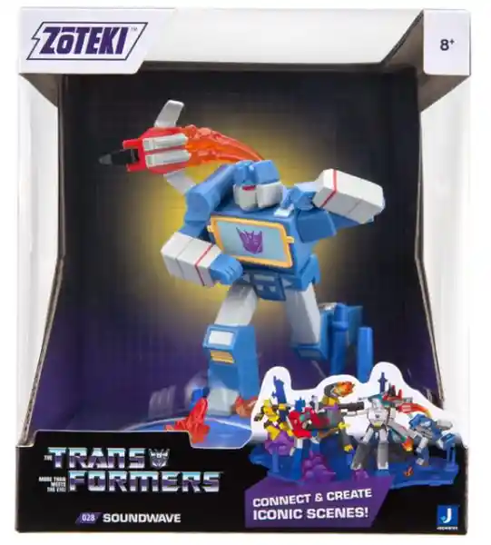 Zag Toys Figura de Acción Zoteki Transformers Soundwave