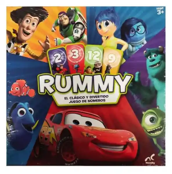 Novelty Juego de Mesa Pixar Rummy