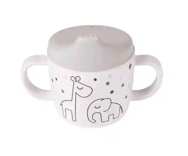 Done By Deer Taza Con Boquilla Dreamy Dots Gris