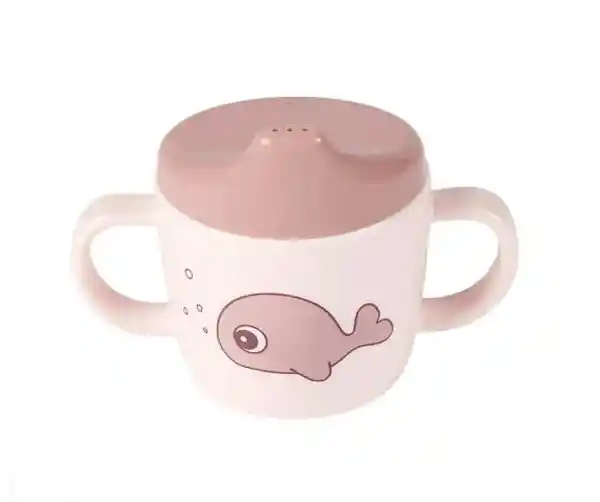 Done By Deer Taza Con Boquilla Sea Friends Rosa