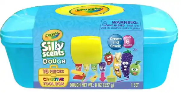 Crayola Juguete Silly Scents Dough Creative Tool Box 16