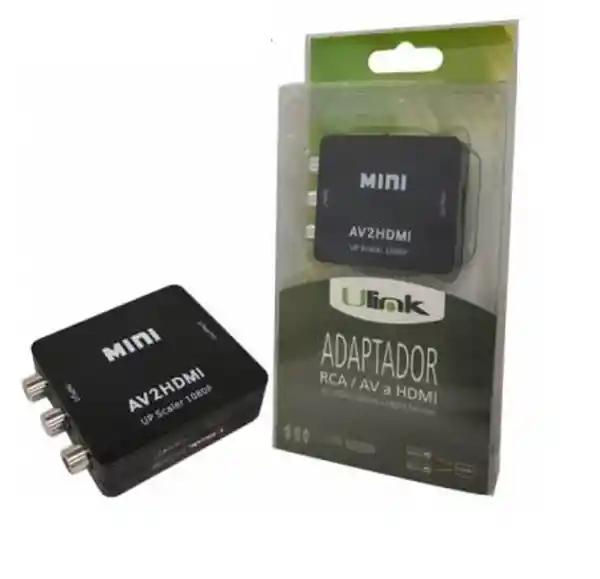 Ulink Adaptador de Video Rca/Av a Hdmi UL-ADRCAHDMI