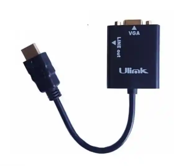 Ulink Conversor de Hdmi a Vga + Audio Portable UL-CV3500