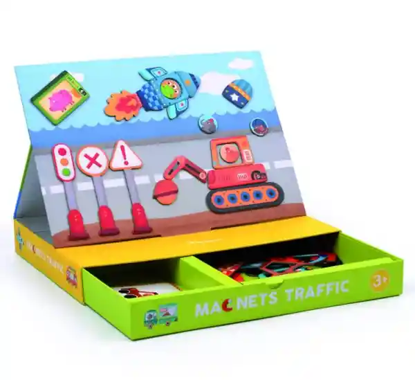 Mideer Juego de Mesa de Transporte Magnético