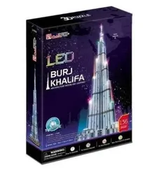 Cubicfun Rompecabezas 3D Burj Khalifa Led