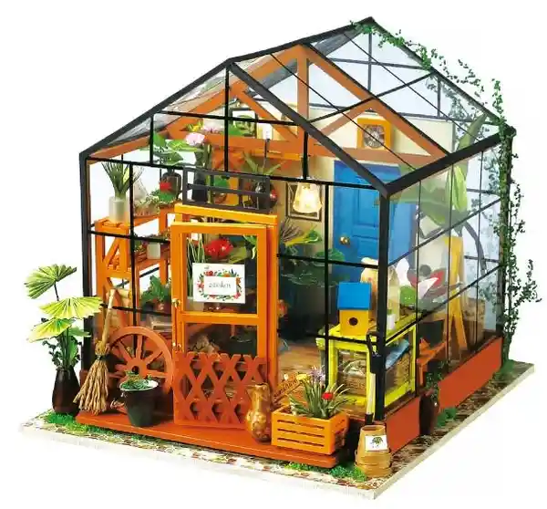 Robotime Rompecabezas 3D Cathy'S Flower House Miniature House