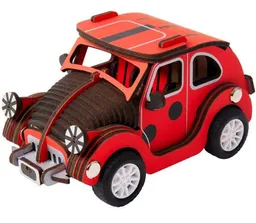 Robotime Rompecabezas 3D Ladybug Car