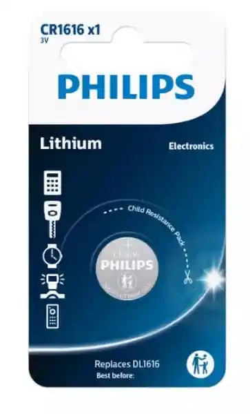 Philips Pila Lithium Cr1616