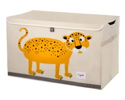 3 Sprouts Baúl de Juguetes Leopardo