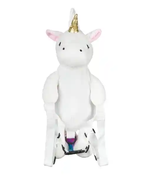 Bambino Mochila de Paseo Unicornio Blanco