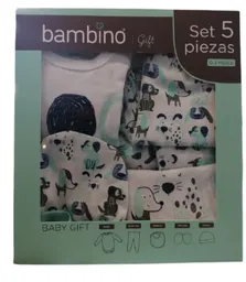 Bambino Set Gift Para Bebe Niño Azul 0-3 Meses